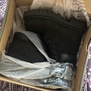 Toddler black timberlands